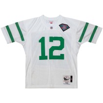 Men's Philadelphia Eagles 1994 Randall Cunningham Number 12 Mitchell & Ness White Authentic Throwback Retired Player Jersey