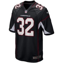 Men's Arizona Cardinals Budda Baker Number 32 Nike Black Game Jersey