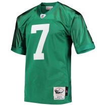 Men's Philadelphia Eagles 2010 Michael Vick Number 7 Mitchell & Ness Kelly Green Authentic Throwback Retired Player Jersey