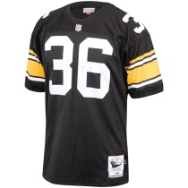 Men's Pittsburgh Steelers 1996 Jerome Bettis Number 36 Mitchell & Ness Black Authentic Throwback Retired Player Jersey