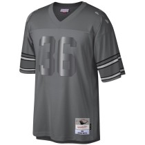 Men's Pittsburgh Steelers Jerome Bettis Number 36 Mitchell & Ness Charcoal 1996 Retired Player Metal Legacy Jersey