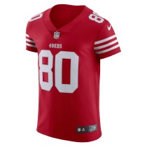 Men's San Francisco 49ers Jerry Rice Number 80 Nike Scarlet Vapor Elite Retired Player Jersey