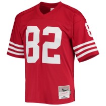 Men's San Francisco 49ers John Taylor Number 82 Mitchell & Ness Scarlet Legacy Replica Jersey