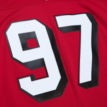 Men's San Francisco 49ers Bryant Young Number 97 Mitchell & Ness Scarlet Legacy Replica Jersey