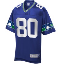 Men's Seattle Seahawks Steve Largent NFL Pro Line College Navy Retired Player Replica Jersey