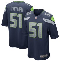 Men's Seattle Seahawks Lofa Tatupu Number 51 Nike College Navy Game Retired Player Jersey