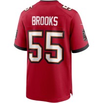 Men's Tampa Bay Buccaneers Derrick Brooks Number 55 Nike Red Game Retired Player Jersey