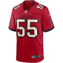 Men's Tampa Bay Buccaneers Derrick Brooks Number 55 Nike Red Game Retired Player Jersey