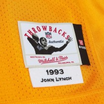 Men's Tampa Bay Buccaneers 1993 John Lynch Number 47 Mitchell & Ness Orange Authentic Throwback Retired Player Jersey