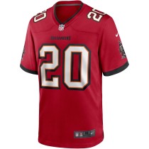 Men's Tampa Bay Buccaneers Ronde Barber Number 20 Nike Red Game Retired Player Jersey