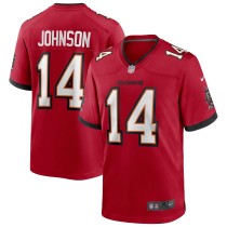 Men's Tampa Bay Buccaneers Brad Johnson Number 14 Nike Red Game Retired Player Jersey