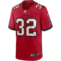 Men's Tampa Bay Buccaneers James Wilder Number 32 Nike Red Game Retired Player Jersey