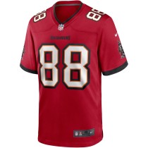 Men's Tampa Bay Buccaneers Mark Carrier Number 88 Nike Red Game Retired Player Jersey