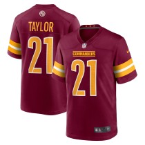 Men's Washington Commanders Sean Taylor Number 21 Nike Burgundy Player Game Jersey