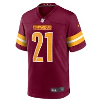 Men's Washington Commanders Sean Taylor Number 21 Nike Burgundy Player Game Jersey