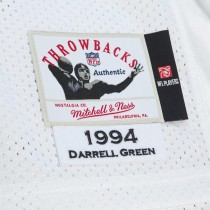 Men's Washington Commanders 1994 Darrell Green Number 28 Mitchell & Ness White Authentic Throwback Retired Player Jersey