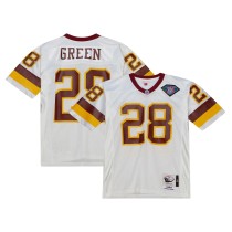 Men's Washington Commanders 1994 Darrell Green Number 28 Mitchell & Ness White Authentic Throwback Retired Player Jersey