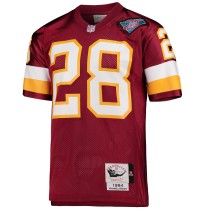 Men's Washington Football Team 1994 Darrell Green Number 28 Mitchell & Ness Burgundy Authentic Throwback Retired Player Jersey