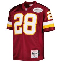 Men's Washington Football Team 1997 Darrell Green Number 28 Mitchell & Ness Burgundy Authentic Throwback Retired Player Jersey