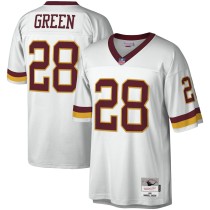 Men's Washington Football Team Darrell Green Number 28 Mitchell & Ness White Legacy Replica Jersey