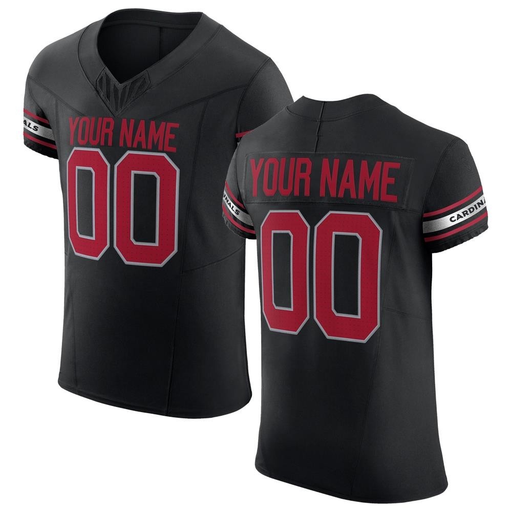 Men's Arizona Cardinals Black Vapor F.U.S.E. Elite Custom Jersey