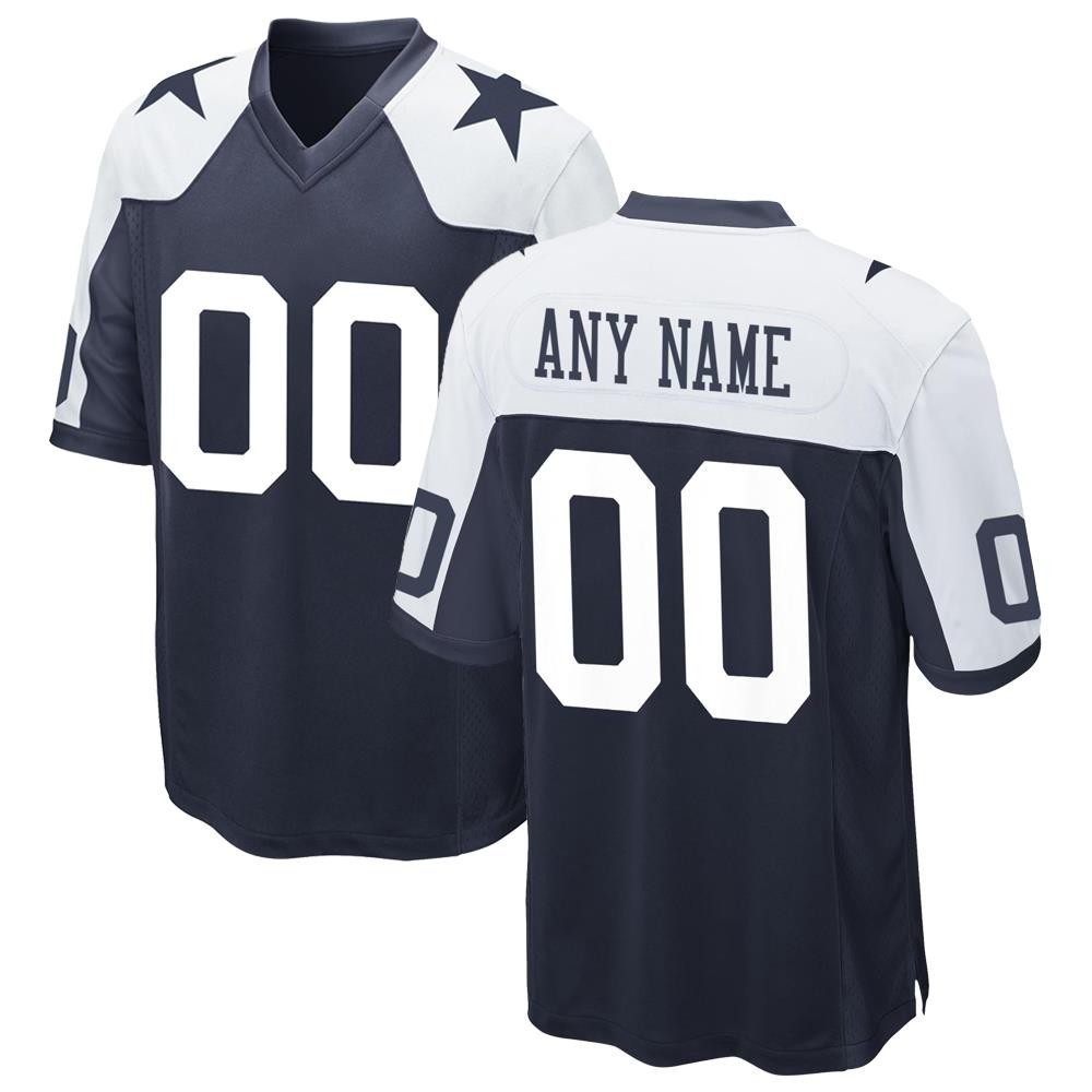 Men's Dallas Cowboys Alternate Custom Game Jersey