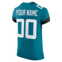 Men's Jacksonville Jaguars Teal Vapor F.U.S.E. Elite Custom Jersey