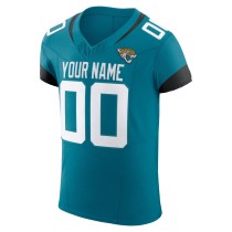 Men's Jacksonville Jaguars Teal Vapor F.U.S.E. Elite Custom Jersey