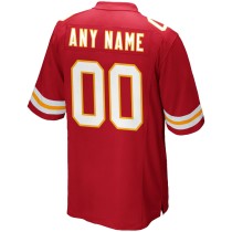 Men's Kansas City Chiefs Custom Game Jersey