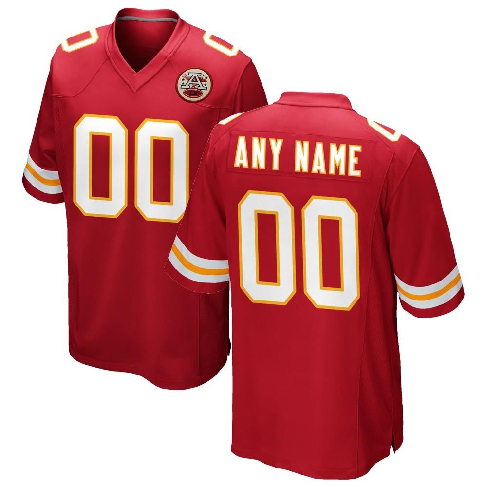 Men's Kansas City Chiefs Custom Game Jersey