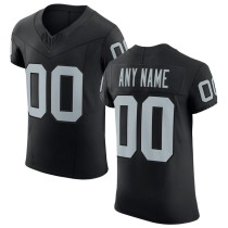 Men's Las Vegas Raiders Black Vapor F.U.S.E. Elite Custom Jersey