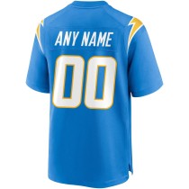 Men's Los Angeles Chargers Powder Custom Game Jersey