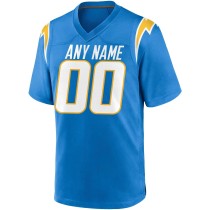 Men's Los Angeles Chargers Powder Custom Game Jersey