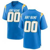 Men's Los Angeles Chargers Powder Custom Game Jersey