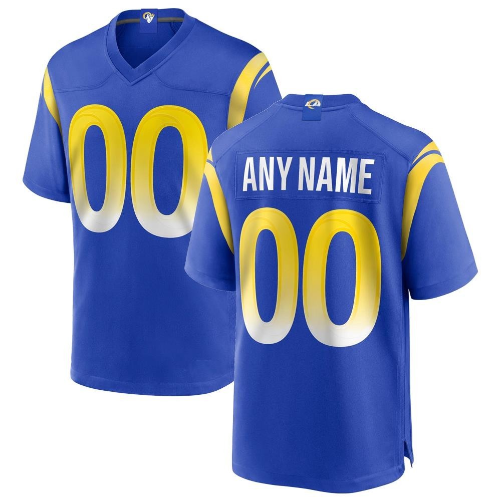 Men's Los Angeles Rams Custom Game Jersey