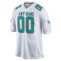 Men's Miami Dolphins Custom Game Jersey