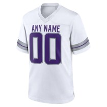 Men's Minnesota Vikings White Alternate Custom Game Jersey