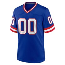 Men's New York Giants Royal Classic Custom Game Jersey