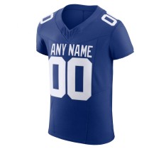 Men's New York Giants Royal Vapor F.U.S.E. Elite Custom Jersey