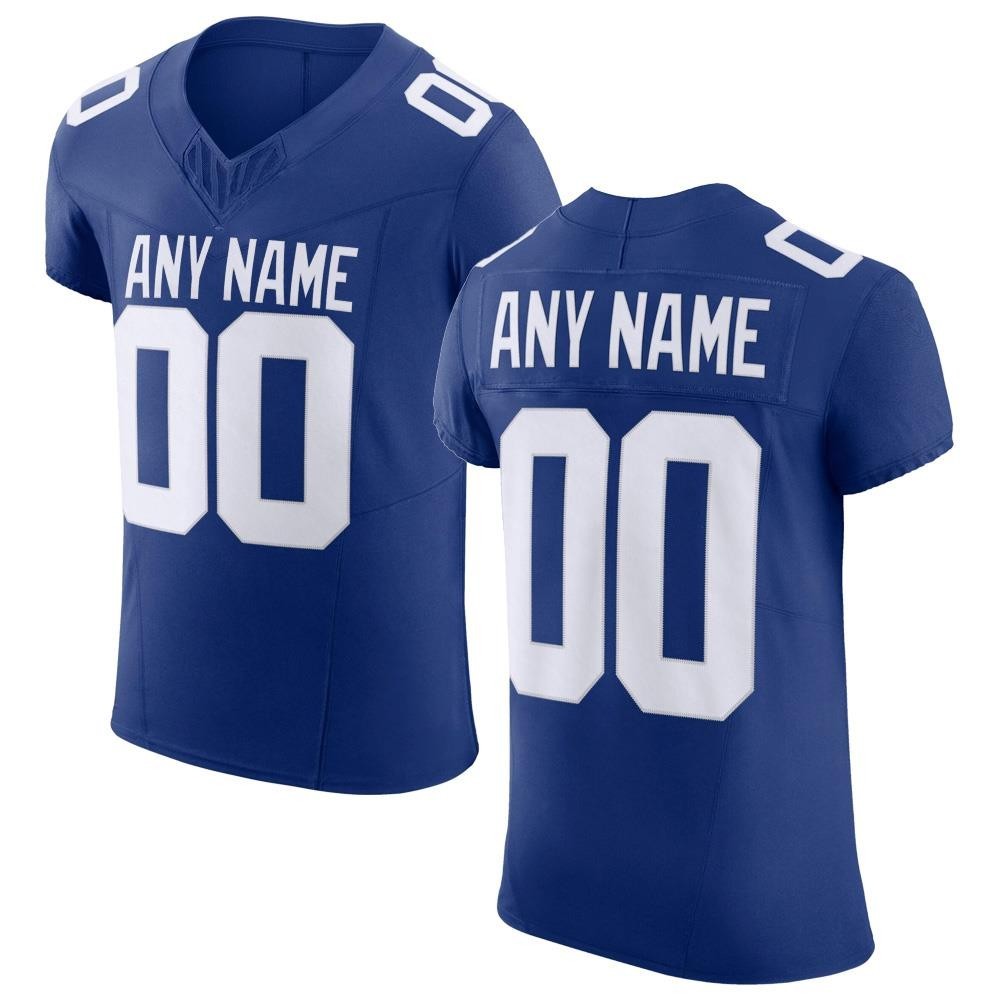 Men's New York Giants Royal Vapor F.U.S.E. Elite Custom Jersey