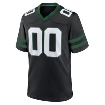 Men's New York Jets Legacy Black Alternate Custom Game Jersey