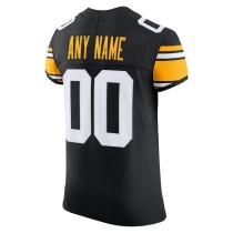 Men's Pittsburgh Steelers Black Vapor F.U.S.E. Elite Custom Jersey