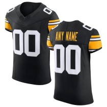 Men's Pittsburgh Steelers Black Vapor F.U.S.E. Elite Custom Jersey