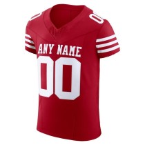 Men's San Francisco 49ers Scarlet Vapor F.U.S.E. Elite Custom Jersey