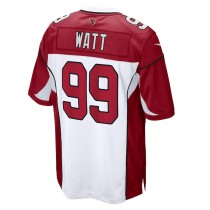 Men's Arizona Cardinals J.J. Watt Number 99 Nike White Game Jersey