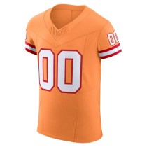 Men's Tampa Bay Buccaneers Orange Vapor F.U.S.E. Elite Custom Jersey