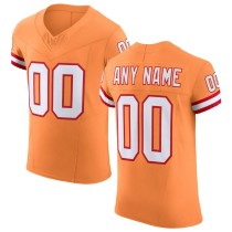 Men's Tampa Bay Buccaneers Orange Vapor F.U.S.E. Elite Custom Jersey