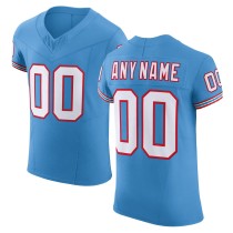 Men's Tennessee Titans Light Blue Vapor F.U.S.E. Elite Custom Jersey