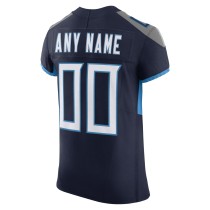 Men's Tennessee Titans Navy Vapor F.U.S.E. Elite Custom Jersey