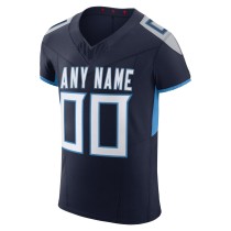 Men's Tennessee Titans Navy Vapor F.U.S.E. Elite Custom Jersey